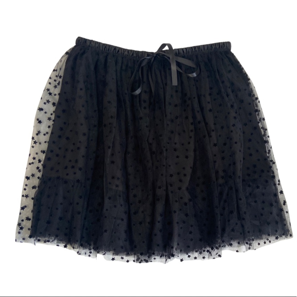 Black Star Tulle Skirt